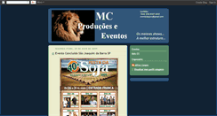 Desktop Screenshot of mcproducoeseventos.blogspot.com