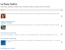 Tablet Screenshot of lapausesophro.blogspot.com