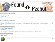 Tablet Screenshot of found-a-peanut.blogspot.com