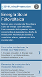 Mobile Screenshot of energiasolarfotovoltaica.blogspot.com