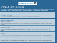 Tablet Screenshot of energiasolarfotovoltaica.blogspot.com