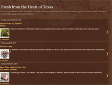 Tablet Screenshot of freshfromtheheartoftexas.blogspot.com