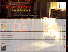 Tablet Screenshot of cafephemere.blogspot.com