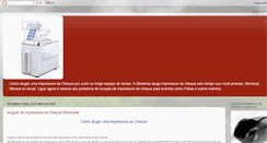Desktop Screenshot of impressoradecheques.blogspot.com