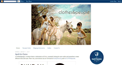 Desktop Screenshot of clothesnpeople.blogspot.com