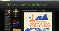 Desktop Screenshot of hristos-imparatul-slavei.blogspot.com
