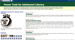 Desktop Screenshot of literacypowertools.blogspot.com
