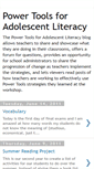 Mobile Screenshot of literacypowertools.blogspot.com