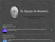 Tablet Screenshot of elespejodemaxwell.blogspot.com