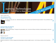 Tablet Screenshot of learntechgalway.blogspot.com