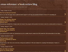 Tablet Screenshot of crossreferencebookreviews.blogspot.com