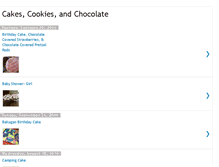 Tablet Screenshot of cakescookiesandchocolate.blogspot.com