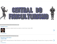 Tablet Screenshot of centraldofisiculturismo.blogspot.com