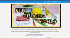 Desktop Screenshot of crochetisfun-crochettools.blogspot.com