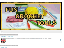 Tablet Screenshot of crochetisfun-crochettools.blogspot.com