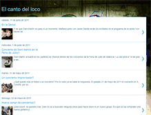 Tablet Screenshot of elcantodeloco4ever.blogspot.com