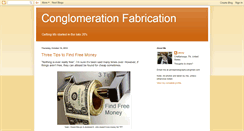 Desktop Screenshot of conglomfab.blogspot.com