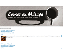 Tablet Screenshot of comerenmalaga.blogspot.com