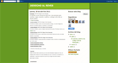 Desktop Screenshot of derechoalreves7.blogspot.com