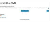 Tablet Screenshot of derechoalreves7.blogspot.com