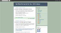 Desktop Screenshot of gtcclib.blogspot.com
