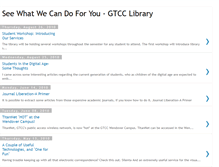 Tablet Screenshot of gtcclib.blogspot.com