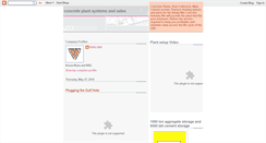 Desktop Screenshot of concreteplants.blogspot.com