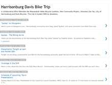 Tablet Screenshot of harrisonburgdavisbiketrip.blogspot.com