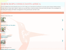 Tablet Screenshot of horticrops-consultants.blogspot.com