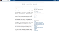 Desktop Screenshot of brosiusblog.blogspot.com