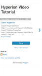 Mobile Screenshot of learnhyperion.blogspot.com