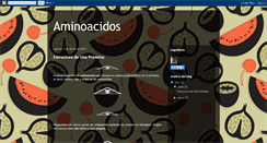 Desktop Screenshot of josee-aminoacidos.blogspot.com