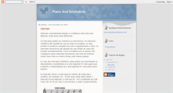Desktop Screenshot of pianoandkeyboards.blogspot.com