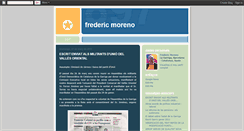 Desktop Screenshot of fredericmoreno.blogspot.com