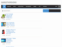Tablet Screenshot of gadgetversions.blogspot.com