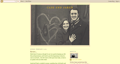 Desktop Screenshot of cassandjared.blogspot.com