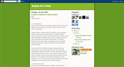 Desktop Screenshot of kuliahd3fatek.blogspot.com