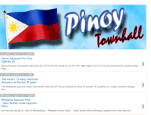 Tablet Screenshot of pinoytownhall.blogspot.com