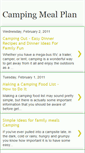 Mobile Screenshot of campingmealplan.blogspot.com