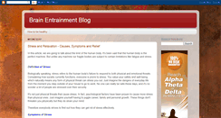 Desktop Screenshot of brainentrainmentblog.blogspot.com