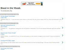 Tablet Screenshot of bloodinthewoods.blogspot.com