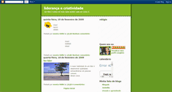 Desktop Screenshot of lidercria.blogspot.com