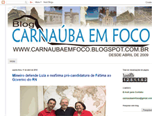 Tablet Screenshot of carnaubaemfoco.blogspot.com