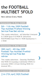Mobile Screenshot of footballmultibet5fold.blogspot.com