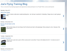 Tablet Screenshot of joe-flying.blogspot.com