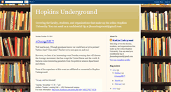 Desktop Screenshot of hopkinsunderground.blogspot.com