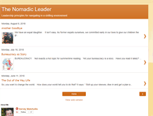 Tablet Screenshot of nomadicleader.blogspot.com