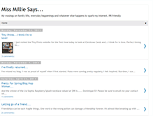 Tablet Screenshot of missmillie5.blogspot.com