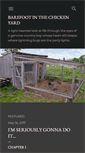 Mobile Screenshot of barefootinthechickenyard.blogspot.com