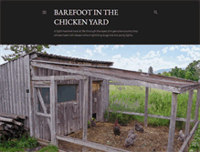 Tablet Screenshot of barefootinthechickenyard.blogspot.com